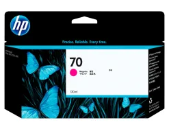 Cartouche hp jet d'encre 70 couleur magenta 130ml