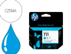 Cartouche hp jet d'encre 711- cz134a couleur cyan 29ml lot de 3
