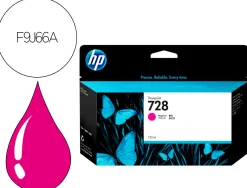 Cartouche hp jet d'encre 728 couleur magenta 130ml