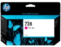 Cartouche hp jet d'encre 728 couleur magenta 130ml