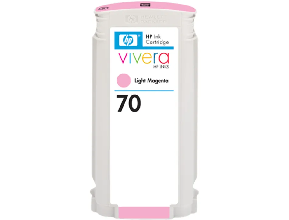 Cartouche hp jet d'encre 70 couleur magenta clair 130ml