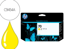 Cartouche hp jet d'encre 70 couleur jaune 130ml