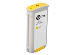 Cartouche hp jet d'encre 728 couleuer jaune 130ml