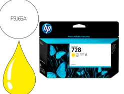 Cartouche hp jet d'encre 728 couleuer jaune 130ml