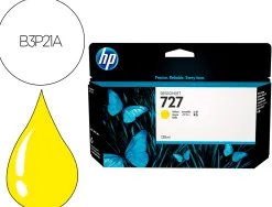 Cartouche hp jet d'encre 727 couleur jaune 130ml