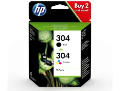 Cartouche hp jet d'encre 304 3jb05ae pack 3 couleurs