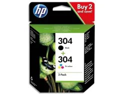 Cartouche hp jet d'encre 304 3jb05ae pack 3 couleurs
