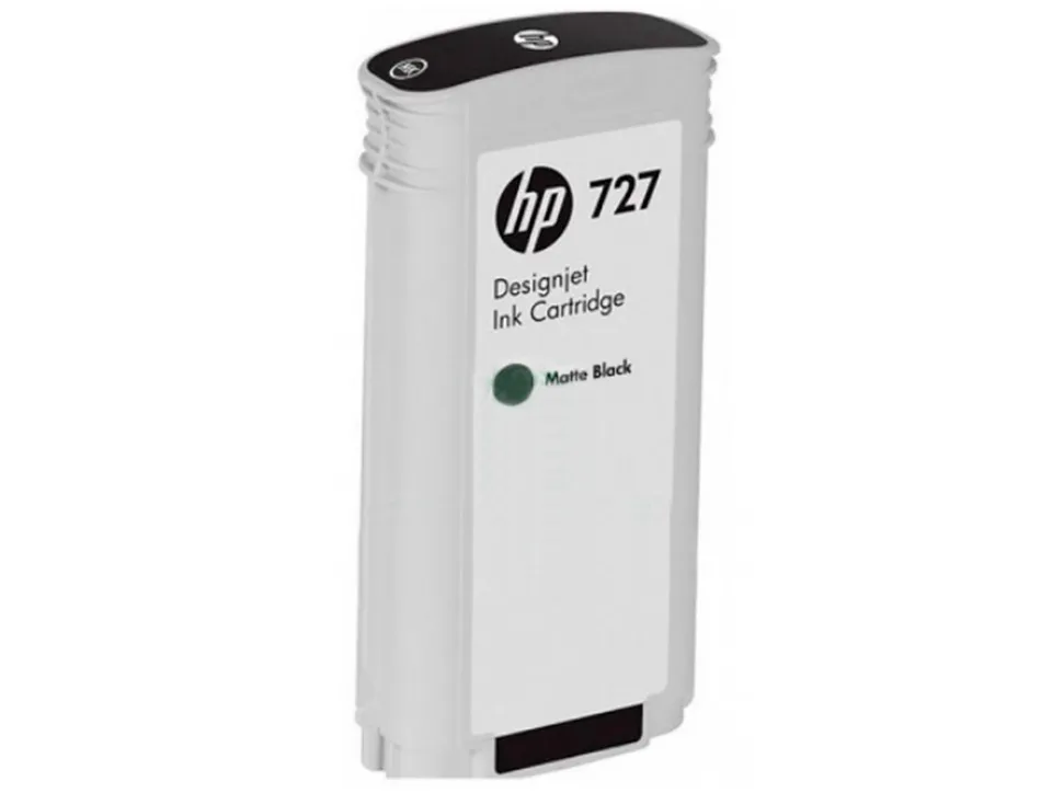 Cartouche hp jet d'encre 727 couleur noir mat 130ml