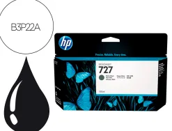 Cartouche hp jet d'encre 727 couleur noir mat 130ml