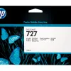 Cartouche hp jet d'encre 727 couleur noir photo 130ml