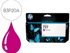 Cartouche hp jet d'encre 727 couleur magenta 130ml