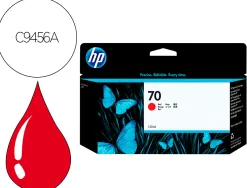 Cartouche hp jet d'encre 70 couleur rouge 130ml