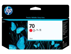 Cartouche hp jet d'encre 70 couleur rouge 130ml