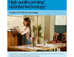 Cartouche hp jet d'encre 308 7fp20ue tri coloris jaune/cyan/magenta 120 pages