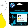 Cartouche hp jet d'encre 711 cz136a couleur jaune 29ml lot de 3