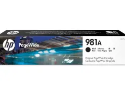 Cartouche hp jet d'encre 981a couleur noir 6000 pag