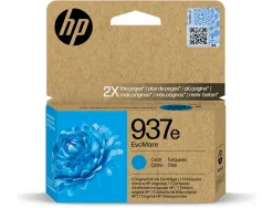 Cartouche hp jet d'encre 937e evomore 4s6w6ne coloris cyan 1650p