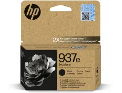 Cartouche hp jet d'encre 937e evomore 4s6w9ne coloris noir 2500p