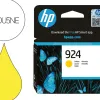 Cartouche hp jet d'encre original 924 4k0u5ne 400 pages coloris jaune