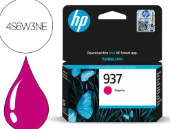Cartouche hp jet d'encre original 937 4s6w3ne 800 pages coloris magenta
