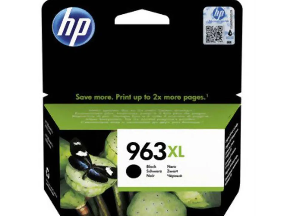 Cartouche hp jet encre 963 xl officejet pro 9010 - 9020 / 9022 / 9023 / 9025 2000 pages noir