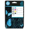 Cartouche hp laser jet 963-6zc70ae multi pack noir/ cyan/magenta/jaune