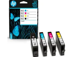 Cartouche hp laserjet 912 -6zc74ae multi pack noir/ cyan/magenta/jaune