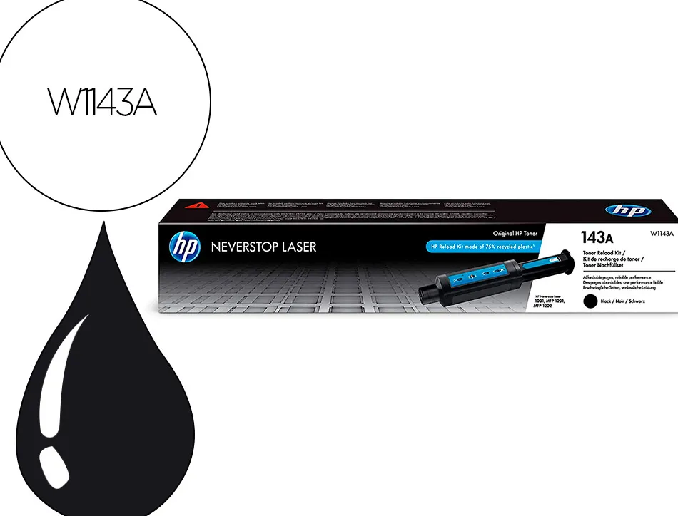 Cartouche hp laserjet 143a couleur noir 2500 pag