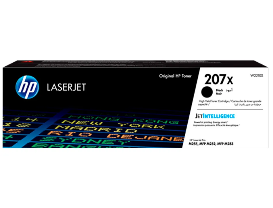 Cartouche hp laserjet 207x -w2210x couleur noir 3150 pag
