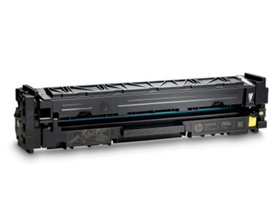 Cartouche hp laserjet 203x-cf 542x couleur jaune 2500 pag