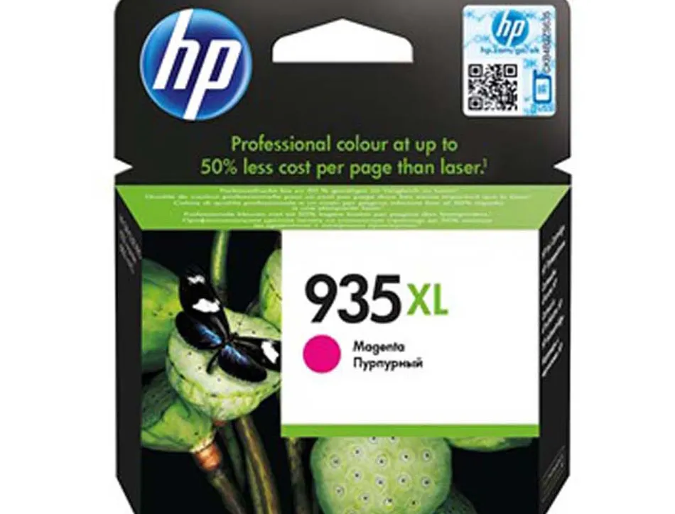 Cartouche hp n.935xl jet d'encre c2p25ae couleur magenta haute capacité 825p