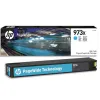Cartouche hp 973x jet d'encre f6t81ae pagewide pro couleur cyan 7000p