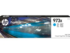Cartouche hp 973x jet d'encre f6t81ae pagewide pro couleur cyan 7000p