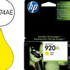 Cartouche hp 920xl jet d'encre cd974ae couleur jaune haute capacité 700p
