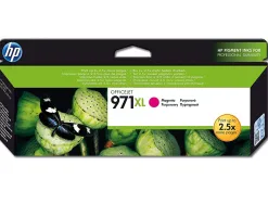 Cartouche hp 971xl jet d'encre cn627ae couleur magenta haute capacité 6600p