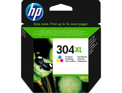 Cartouche hp 304xl jet d'encre n9k07ae 3 couleurs cyan/magenta/jaune 300p