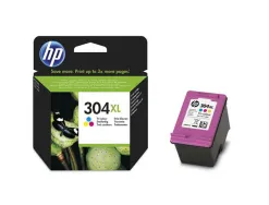 Cartouche hp 304xl jet d'encre n9k07ae 3 couleurs cyan/magenta/jaune 300p