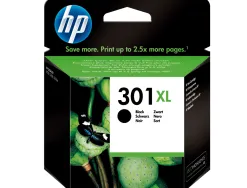 Cartouche hp 301xl jet d'encre ch563ee couleur noir haute capacité 480p