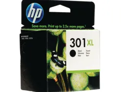 Cartouche hp 301xl jet d'encre ch563ee couleur noir haute capacité 480p