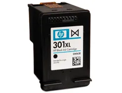 Cartouche hp 301xl jet d'encre ch563ee couleur noir haute capacité 480p