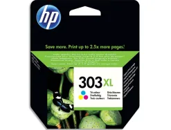 Cartouche hp 303xl jet d'encrenvy photo 6230/7130/7830 3 couleurs magenta/jaune/cyan 415p