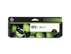 Cartouche hp 971xl jet d'encre cn626ae couleur cyan haute capacité 6600p