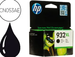 Cartouche hp 932xl jet d'encre cn053ae couleur noir 1000p