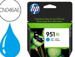 Cartouche hp 951xl jet d'encre cn046ae couleur cyan haute capacité 1500p