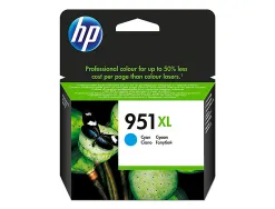 Cartouche hp 951xl jet d'encre cn046ae couleur cyan haute capacité 1500p