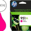 Cartouche hp 951xl jet d'encre cn047ae couleur magenta haute capacité 1500p