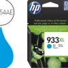 Cartouche hp 933xl jet d'encre cn054ae couleur cyan haute capacité 825p