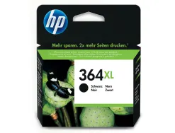 Cartouche hp 364xl jet d'encre cn684ee/cb321ee couleur noir haute capacité 800p