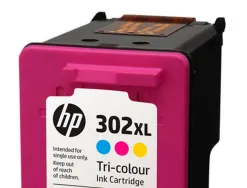 Cartouche hp 302xl jet d'encre fau67ae 3 couleurs cyan/magenta/jaune 330p
