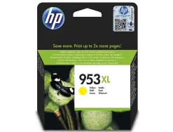Cartouche hp 953xl jet d'encre f6u18ae couleur jaune 1450p